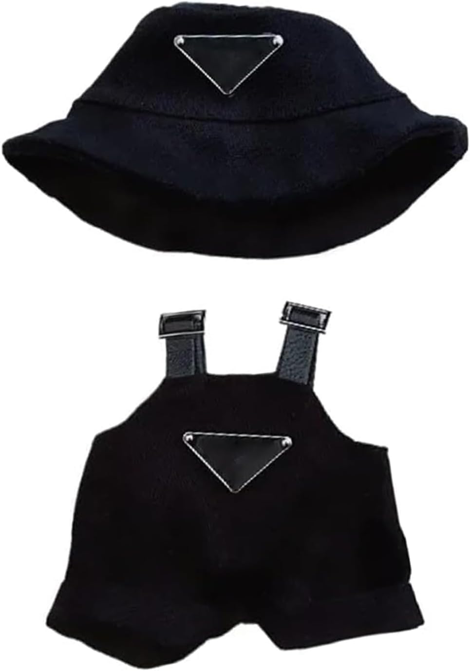 17cm Clothes Set(NO Doll),Hat & Overalls Set for 17cm Accessories Suit,Stylish Adorable Dolls Clothes Accessories,Cute Clothes for Dress up Unique Style