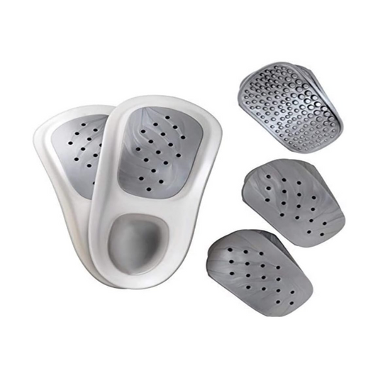 Foot Orthotics Plantar Fasciitis Arch Support Insoles Relieve Foot Back Hip Leg and Knee Pain Improve Balance Alignment