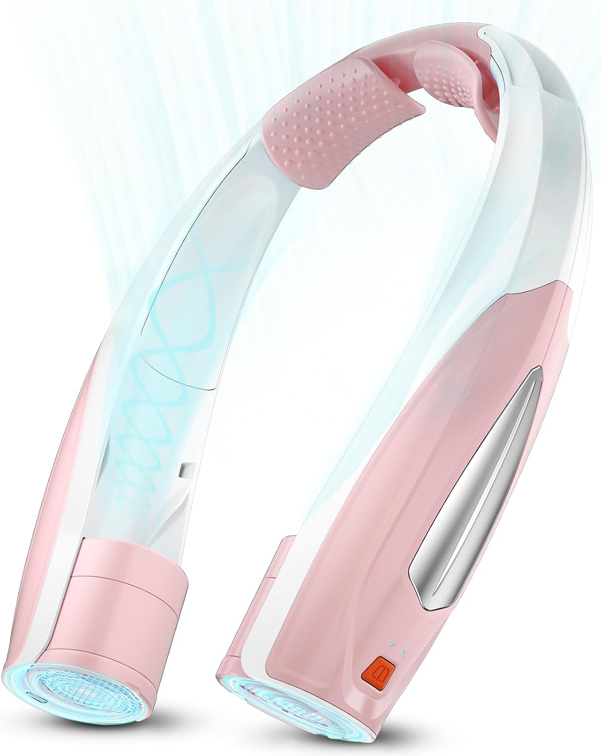 AI Neck Fan, 6 Speeds Adjustable Portable Personal Fan Rechargeable, 6000 mAh Battery Faster Cooling Wearable Fan, Ultra Quiet for Home, Office, Travel, Outdoor