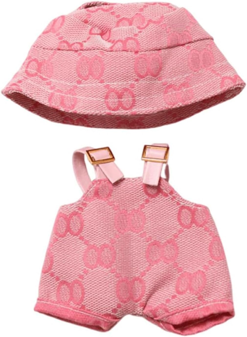 17cm Clothes Set(NO Doll),Hat & Overalls Set for 17cm Accessories Suit,Stylish Adorable Dolls Clothes Accessories,Cute Clothes for Dress up Unique Style