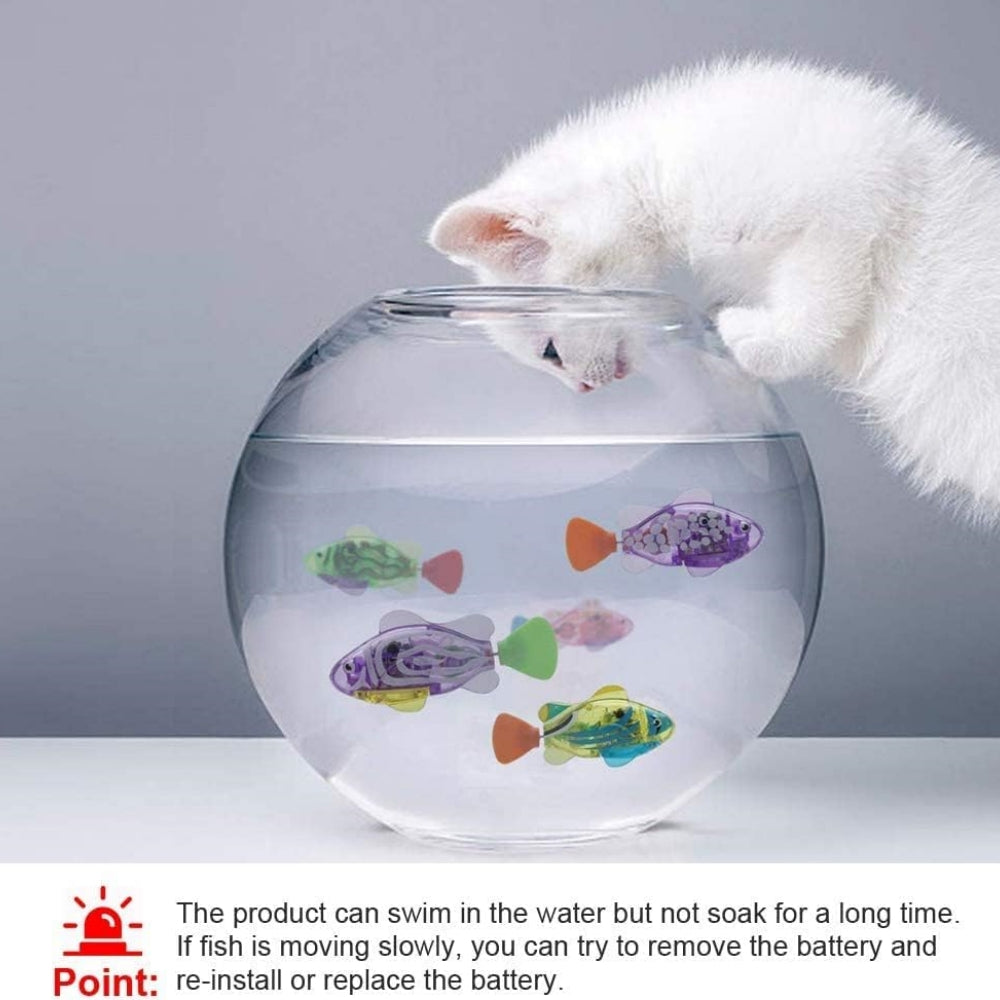 Interactive Robot Fish Toys for Cat/Dog(6 Pcs)