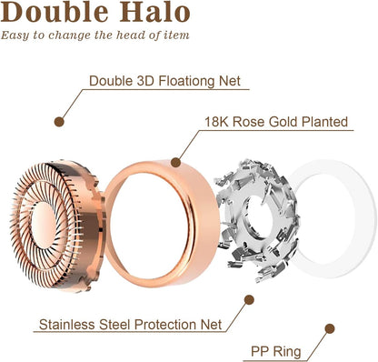 Facial Hair Removal for Women, Electric Painless Facial Hair Remover for Face, Lip, Chin with USB Rechargeable