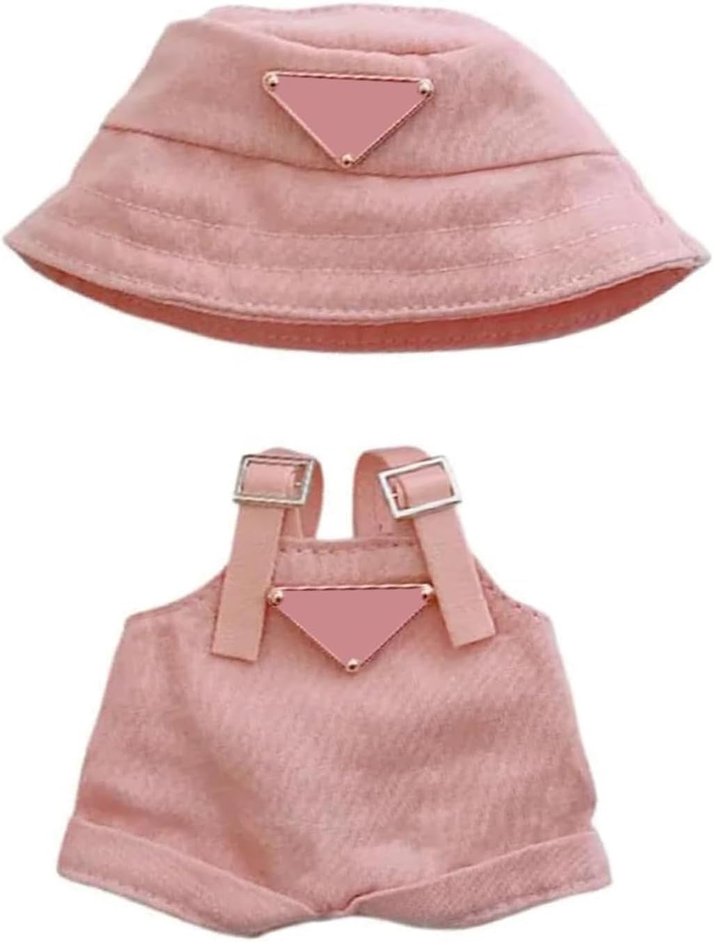 17cm Clothes Set(NO Doll),Hat & Overalls Set for 17cm Accessories Suit,Stylish Adorable Dolls Clothes Accessories,Cute Clothes for Dress up Unique Style