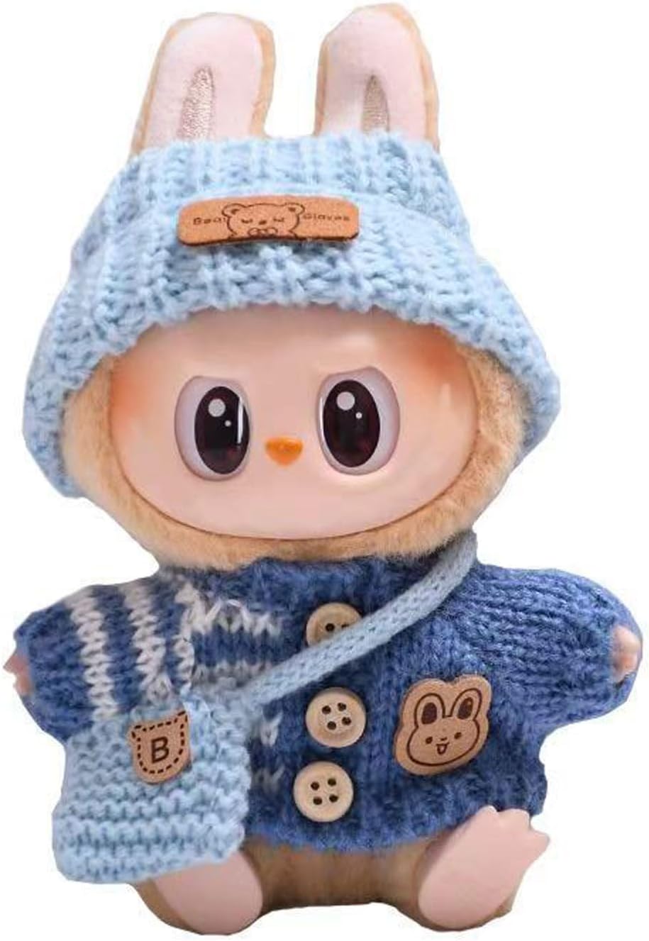 17cm Clothes Set(NO Doll),Hat & Overalls Set for 17cm Accessories Suit,Stylish Adorable Dolls Clothes Accessories,Cute Clothes for Dress up Unique Style