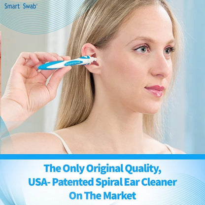 Ear Cleanser Tool – Spiral Earwax Remover – 16 Soft Replaceable Tips