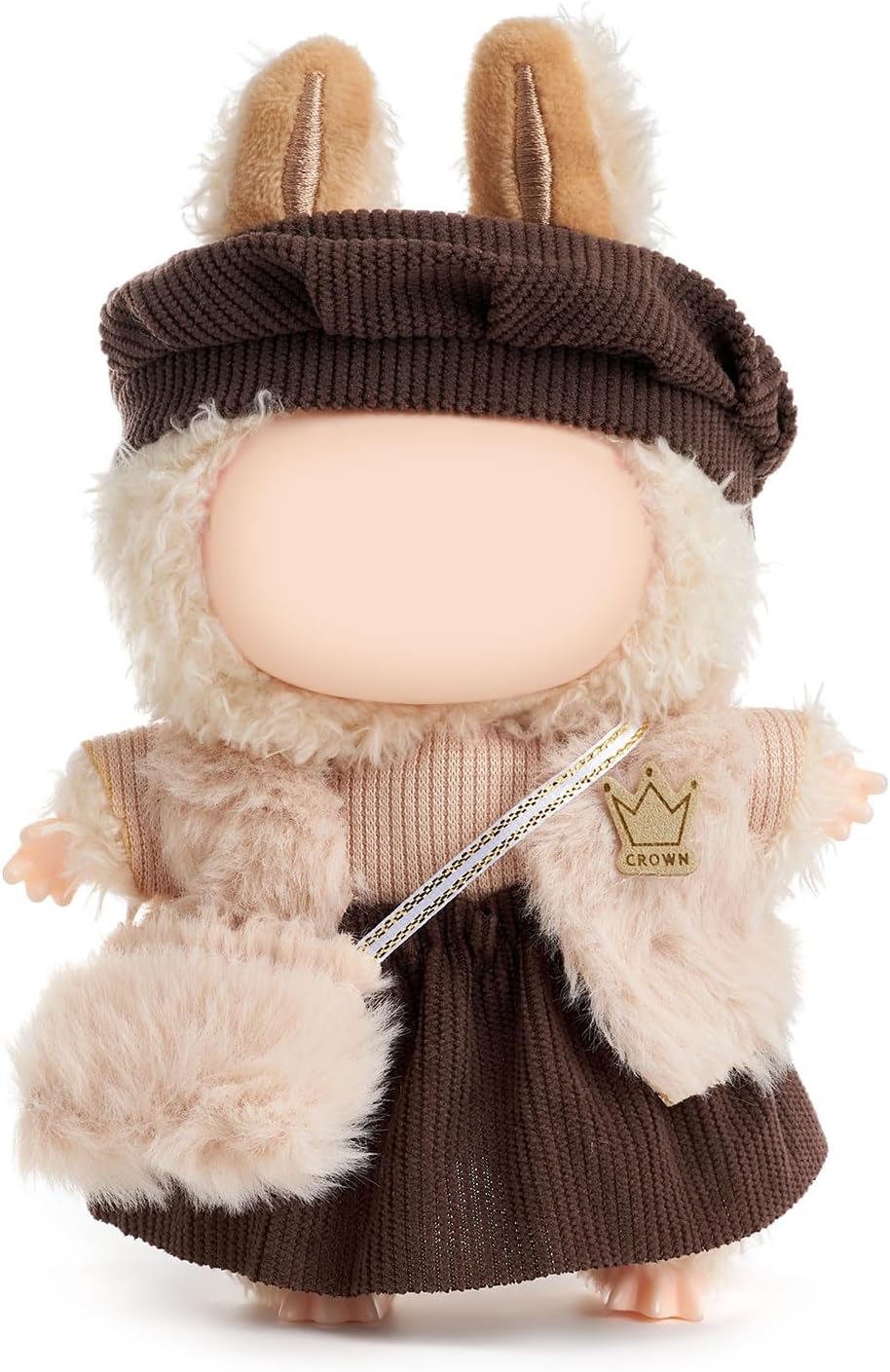 17cm Clothes Set(NO Doll),Hat & Overalls Set for 17cm Accessories Suit,Stylish Adorable Dolls Clothes Accessories,Cute Clothes for Dress up Unique Style