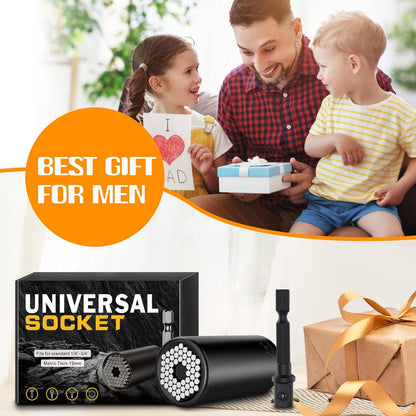 Super Universal Socket Tools Gifts for Men Dad Husband Him, Dad Gifts for Men