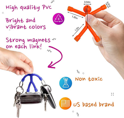 MAGMEN Magnetic Travel Toys: Stretchy, Fun, and Educational Fidget Toys for Kids and Adults