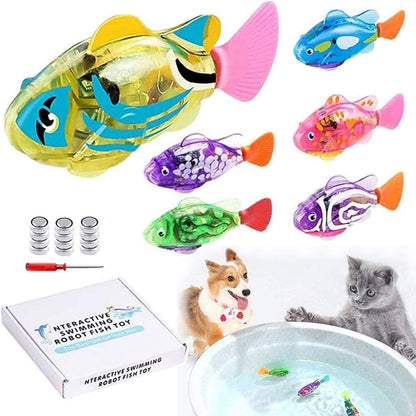 Interactive Robot Fish Toys for Cat/Dog(6 Pcs)