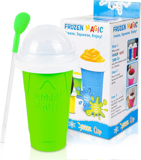 Slushie Maker Cup - Quick Frozen Magic Cup, Portable Double Layers Cool Slushee Maker For MilkShake,Juice,Ice Cream Make & More