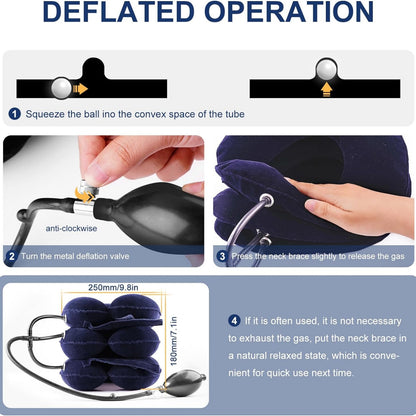 Cervical Neck Traction Device, Neck Stretcher for Instant Neck Pain Relief