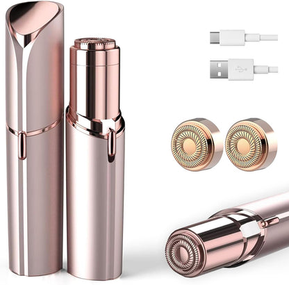 Facial Hair Removal for Women, Electric Painless Facial Hair Remover for Face, Lip, Chin with USB Rechargeable