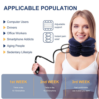 Cervical Neck Traction Device, Neck Stretcher for Instant Neck Pain Relief