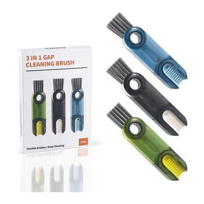 3 in 1 Cup Lid Gap Cleaning Brush Set, Multifunctional Insulation Bottle Cleaning Tools