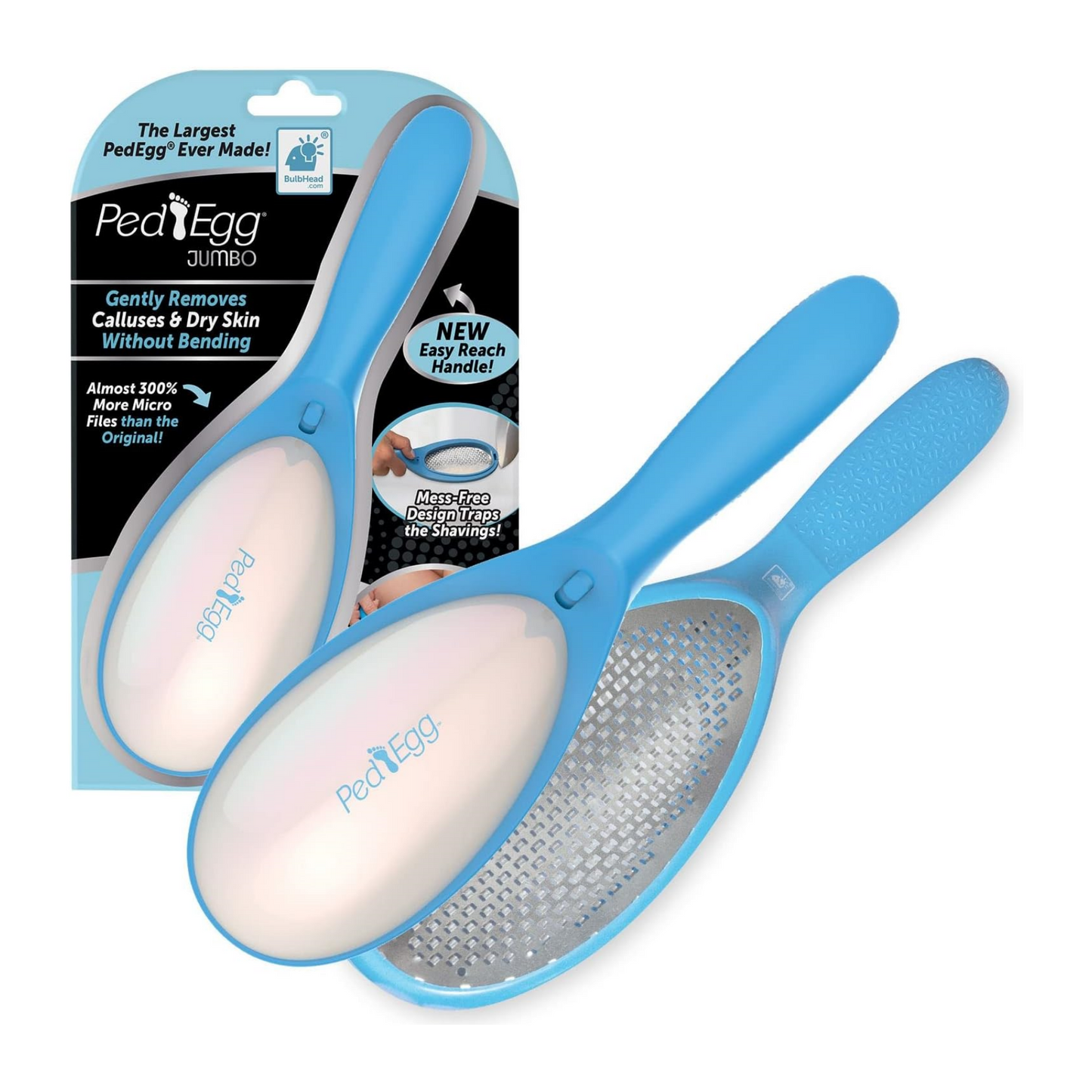 PedEgg Jumbo , Gently Removes Calluses & Dry Skin