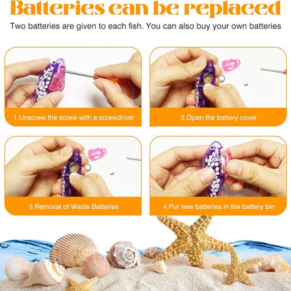 Interactive Robot Fish Toys for Cat/Dog(6 Pcs)